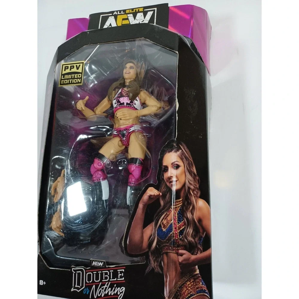 DR. BRITT BAKER~AEW  PPV LIMITED ED COLL~2024 NEW WRESTLING FIGURE~W/HANDSboxdam